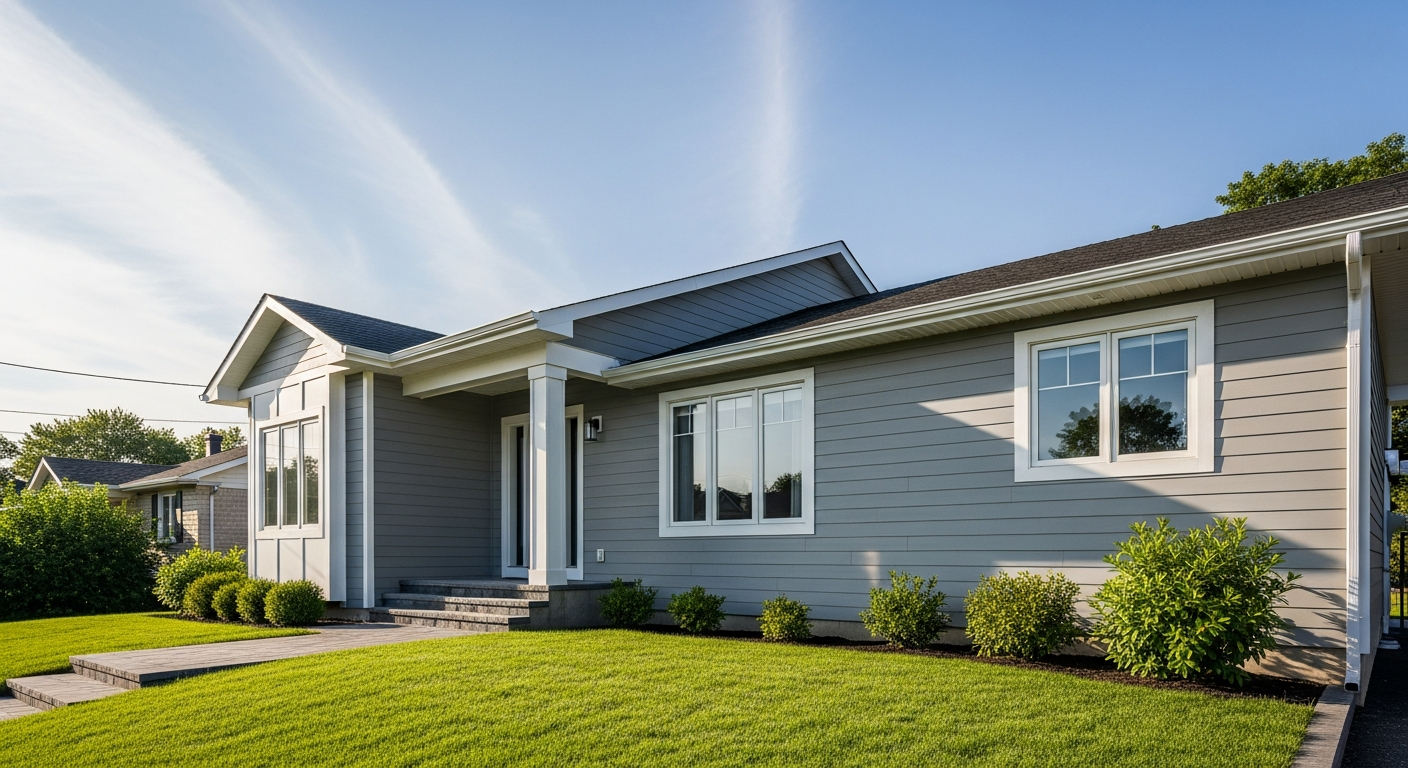 Beautiful Ottawa home with completed professional siding repair and restoration
